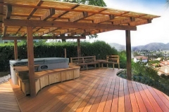 wood deck covering ideas
